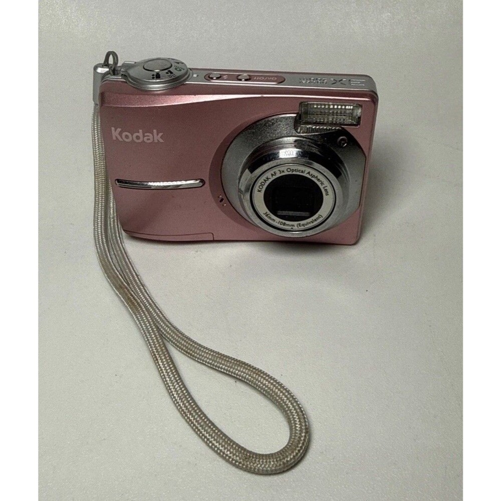 Kodak EasyShare C913 7MP Digital Camera Pink Tested Works